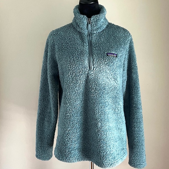 Patagonia Los Gatos Quarter-Zip Fleece Pullover sz L - Picture 2 of 12